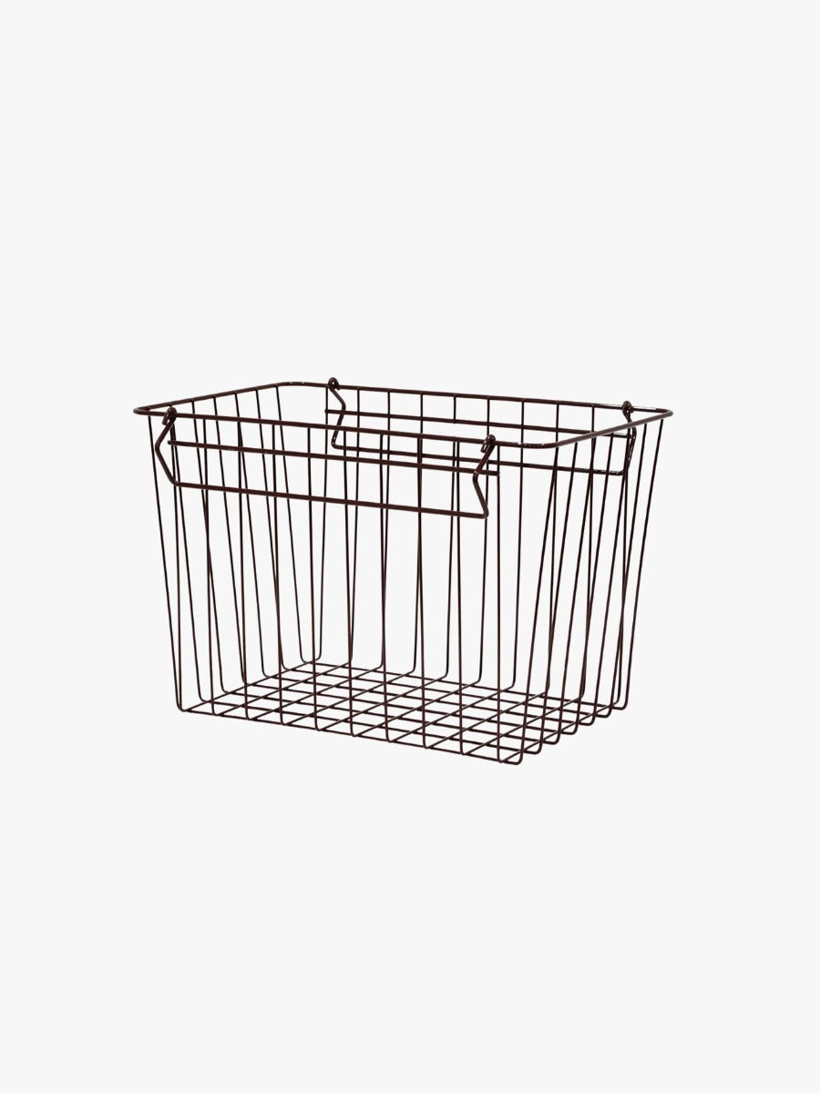 Forma Metal Basket in Burgundy - Small