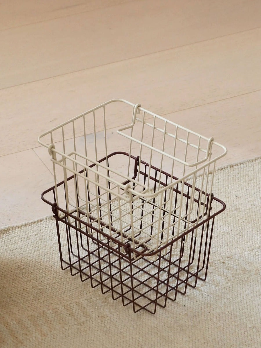 Forma Metal Basket in Burgundy - Small