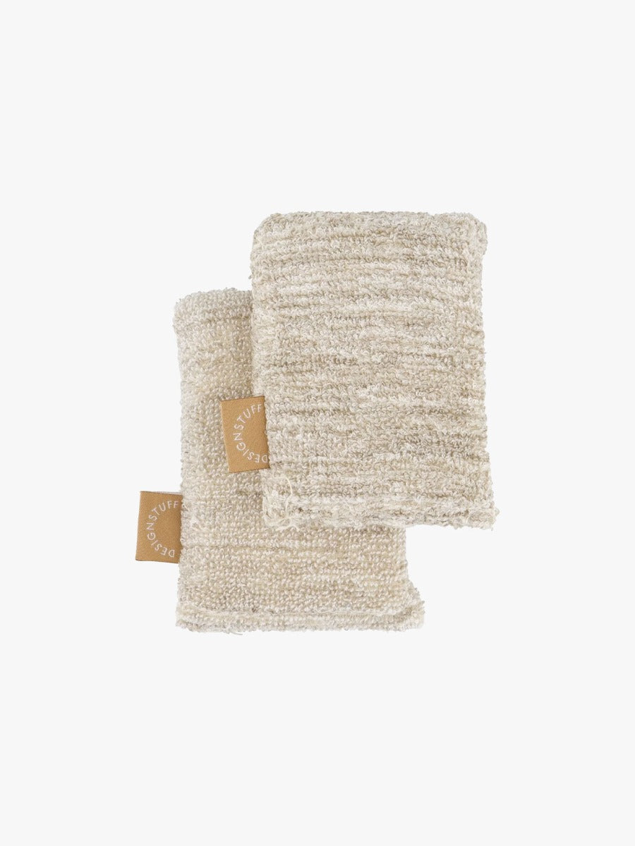 Hemp Marle Sponge in Camel - Set of 2