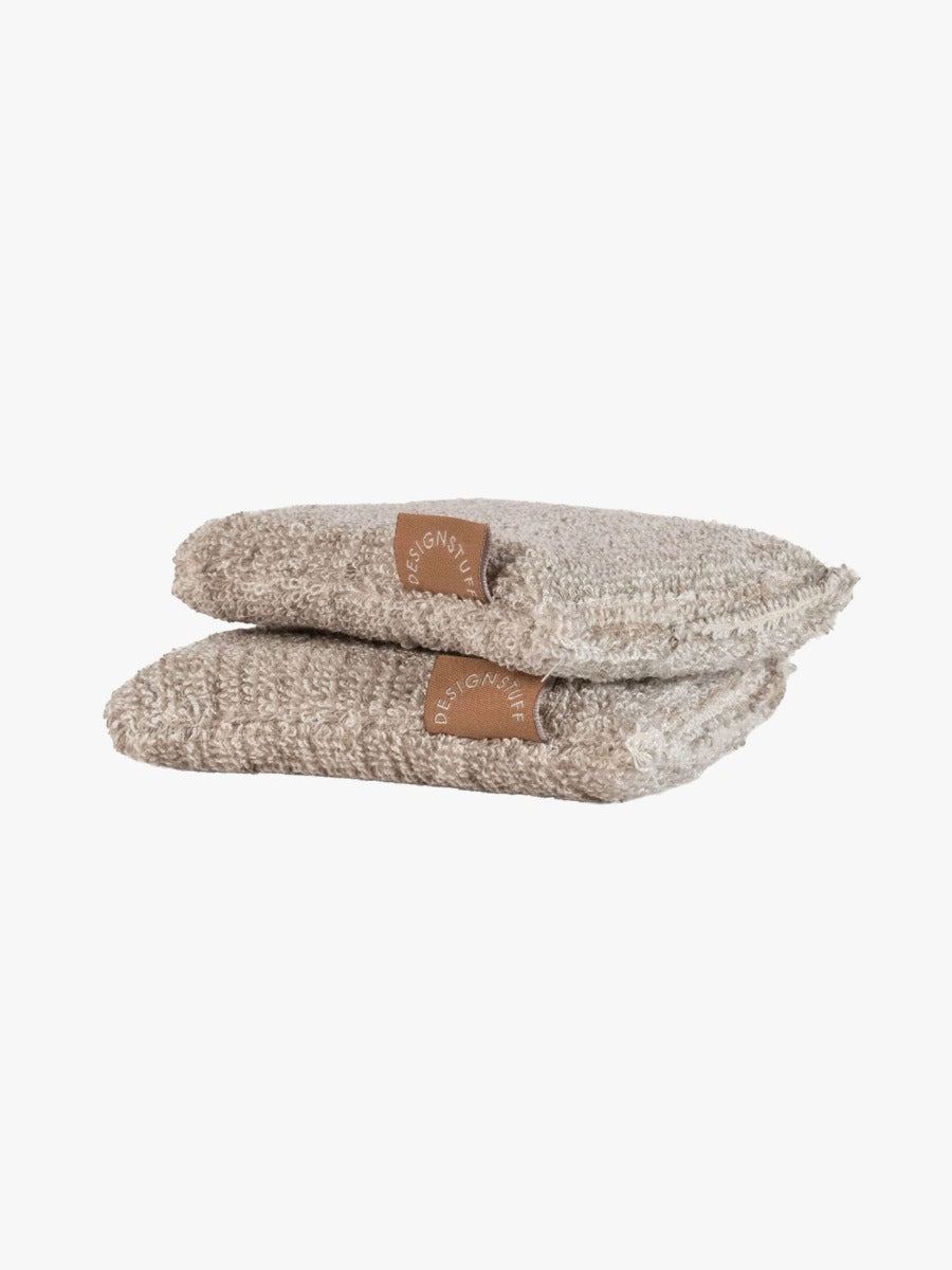 Hemp Marle Sponge in Camel - Set of 2