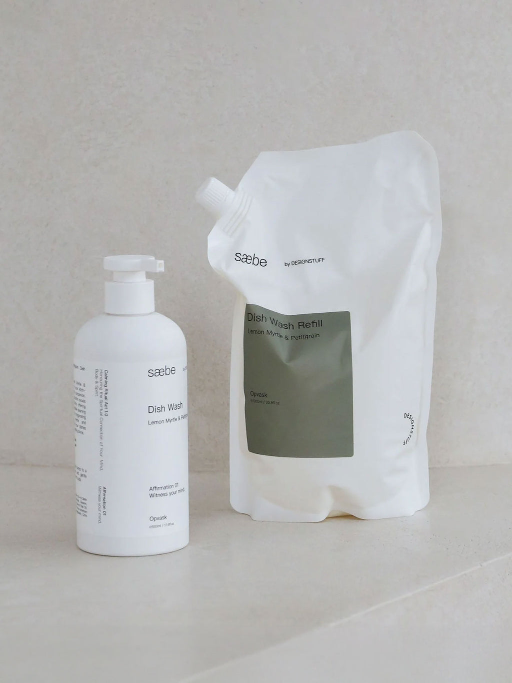 Saebe Lemon Myrtle & Petitgrain Dish Wash Refill 1L