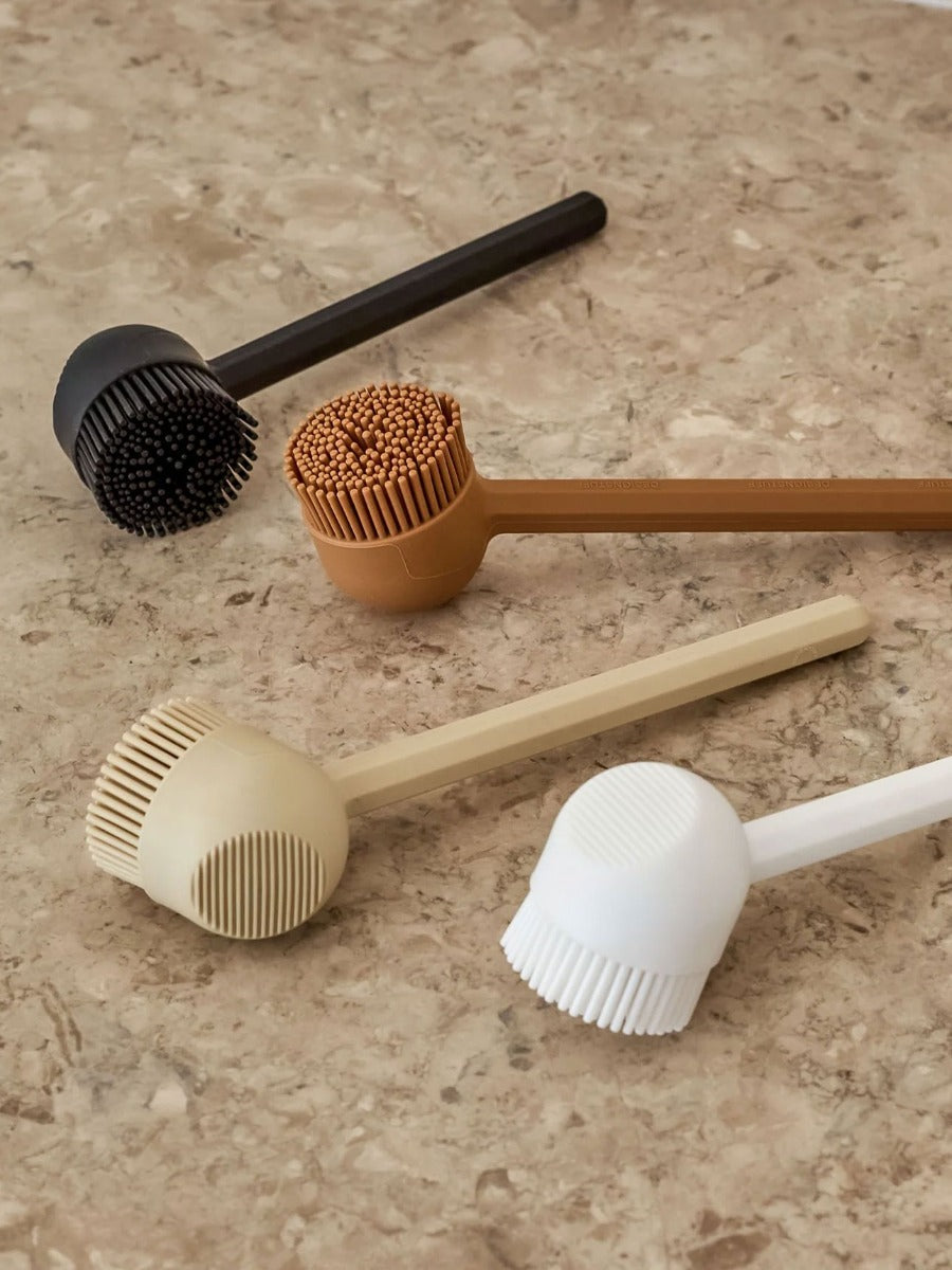Silicone Dish Brush in White