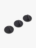 Hook Self-Adhesive in Black - Set of 3