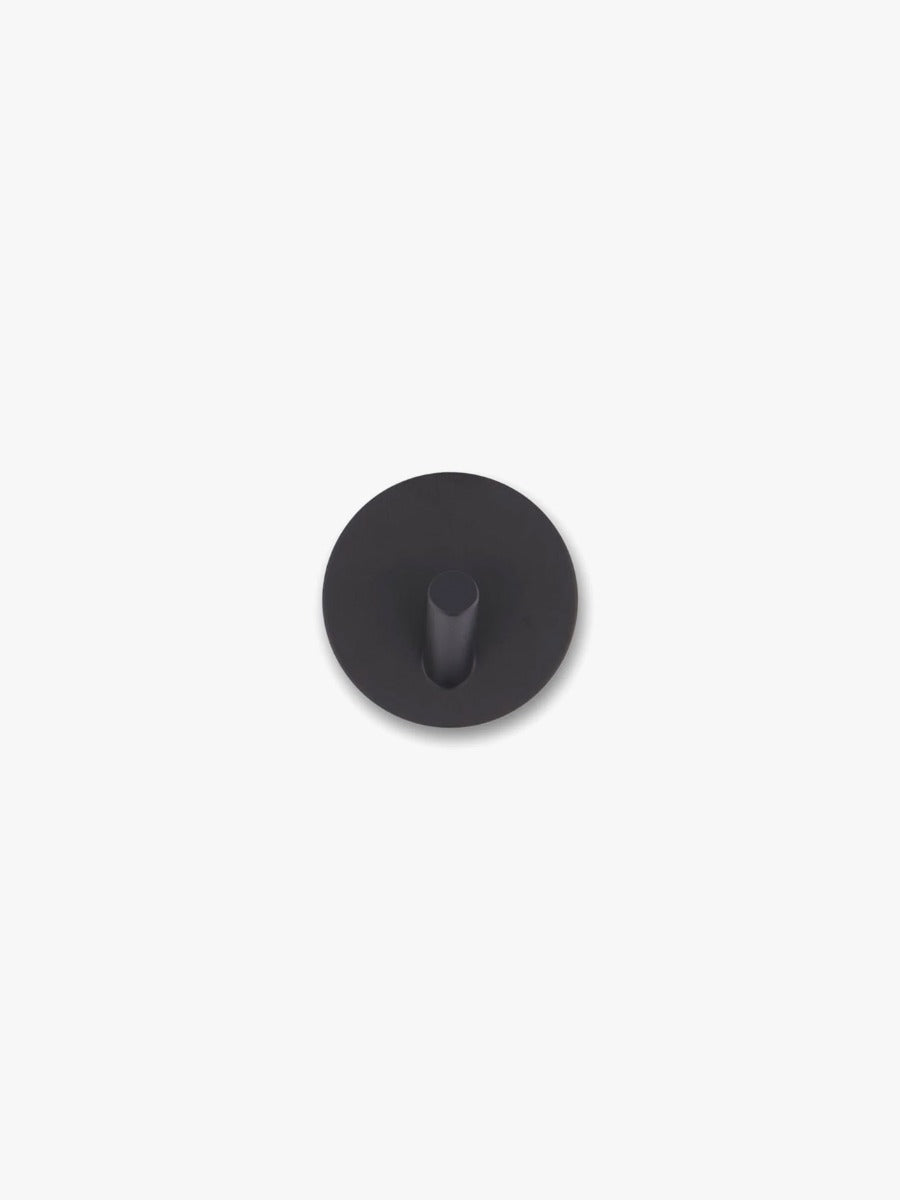 Hook Self-Adhesive in Black - Set of 3