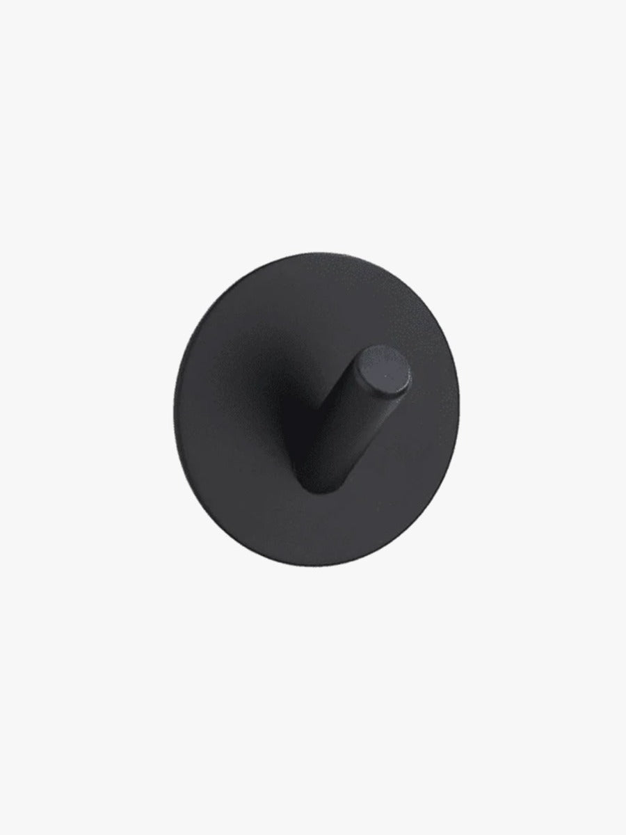 Hook Self-Adhesive in Black - Set of 3