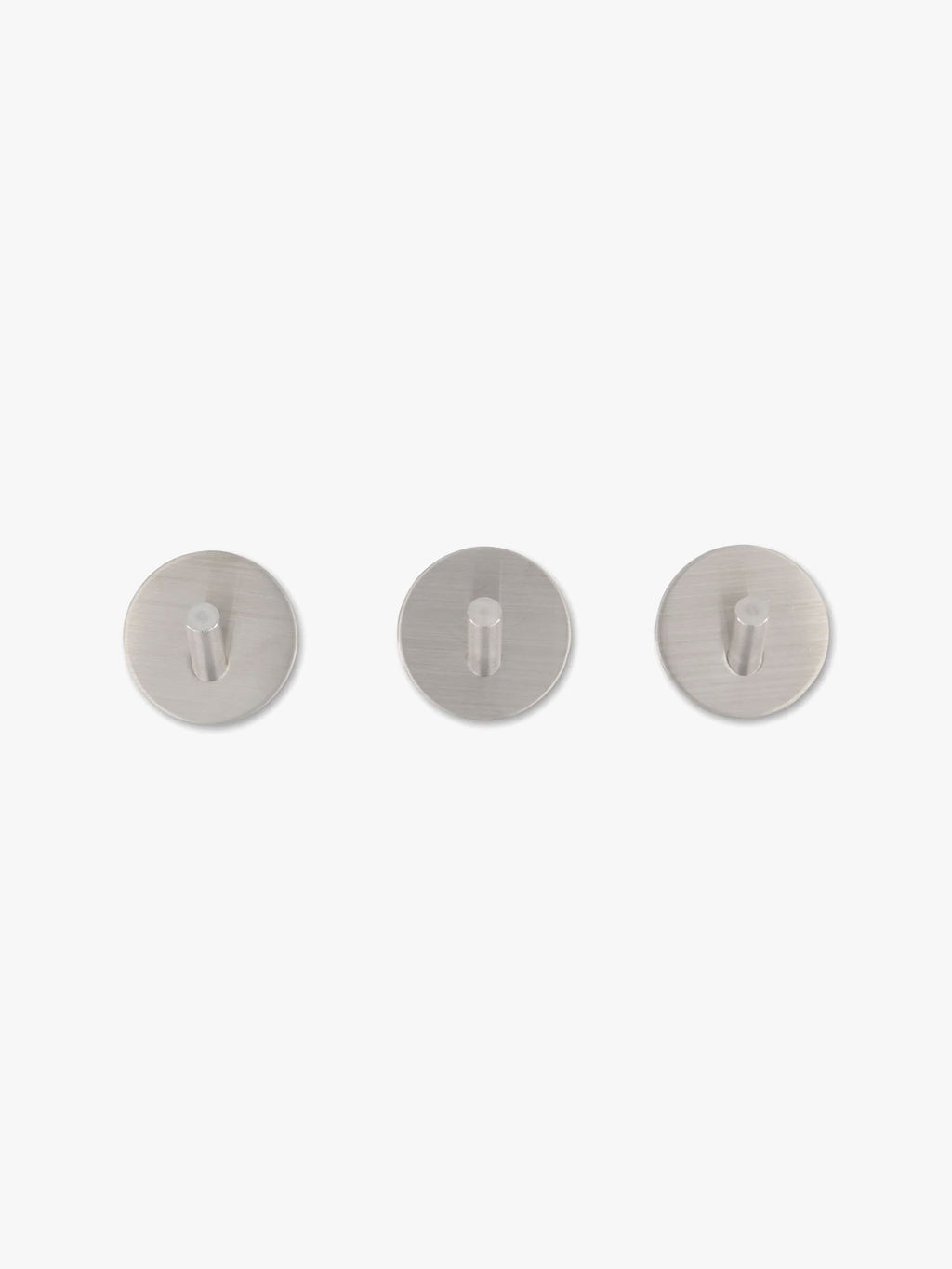 Hook Self-Adhesive in Stainless Steel - Set of 3