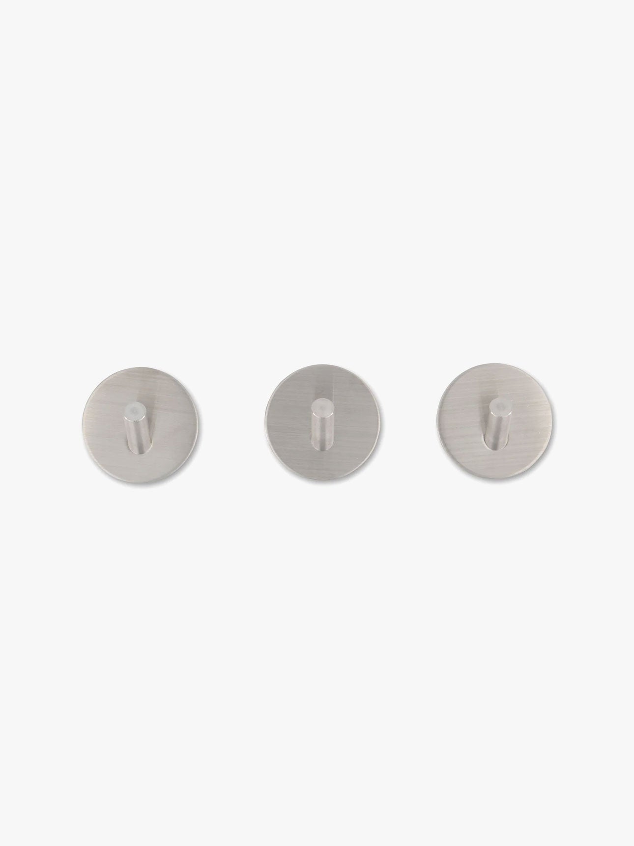 Hook Self-Adhesive in Stainless Steel - Set of 3