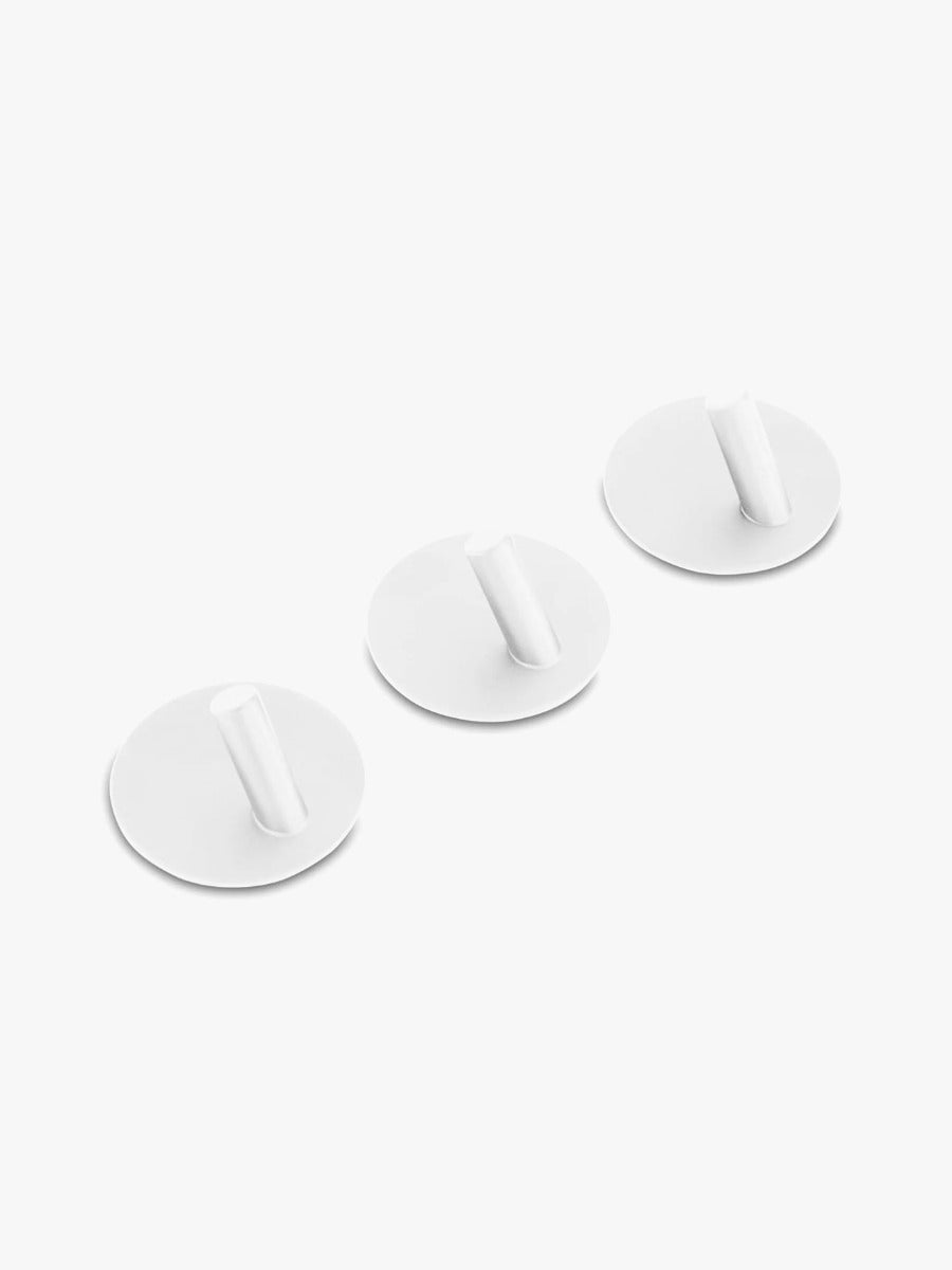 Hook Self-Adhesive in White - Set of 3