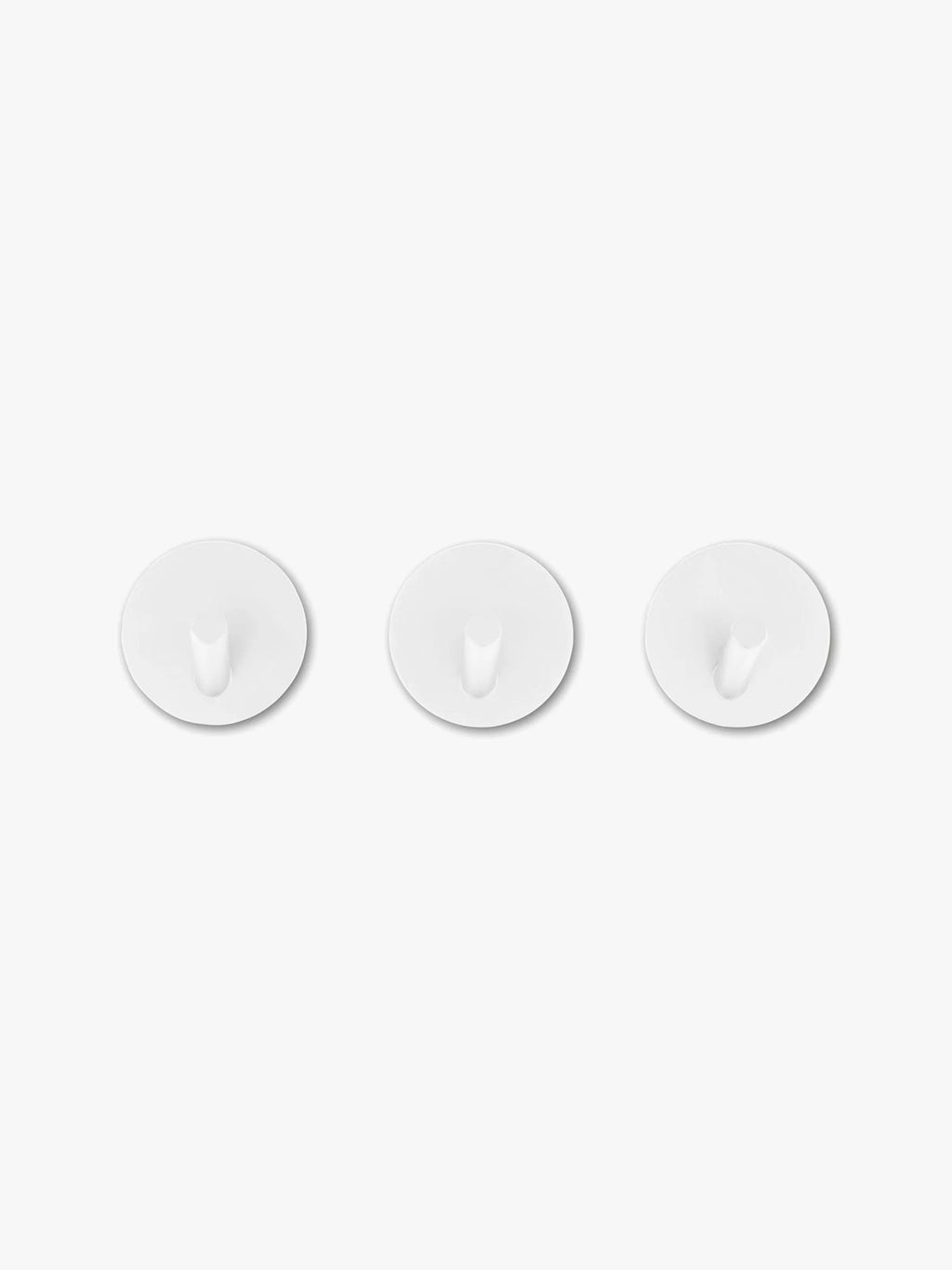 Hook Self-Adhesive in White - Set of 3