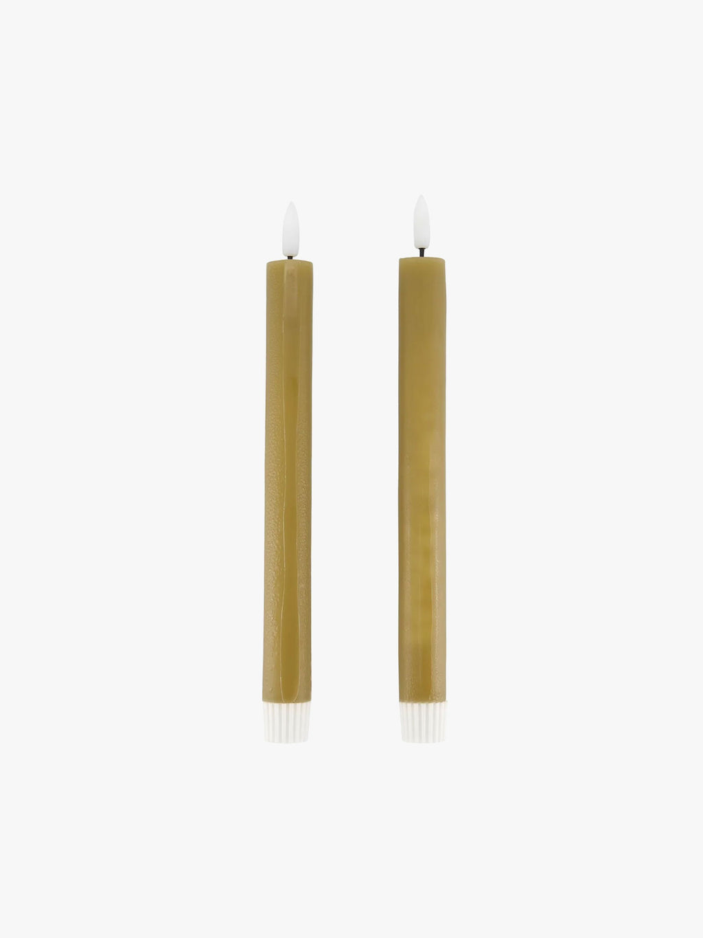 VIAH LED Candles in Fern - Set of 2