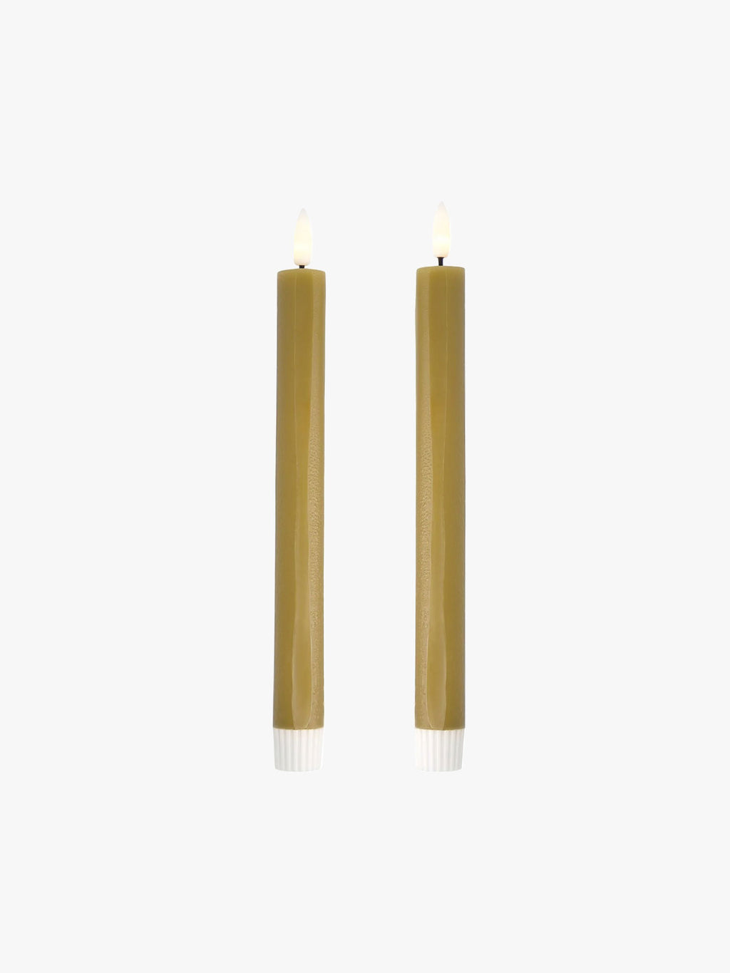 VIAH LED Candles in Fern - Set of 2