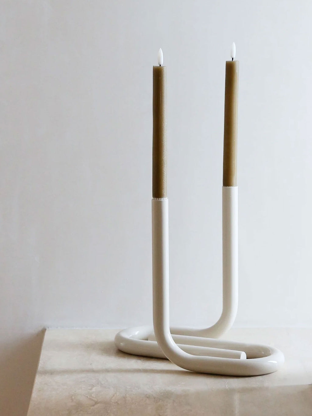 VIAH LED Candles in Fern - Set of 2