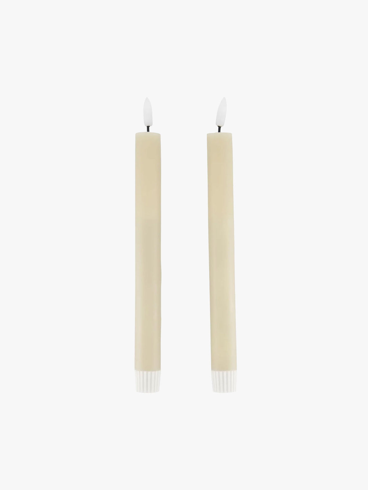 VIAH LED Candles in Sand - Set of 2
