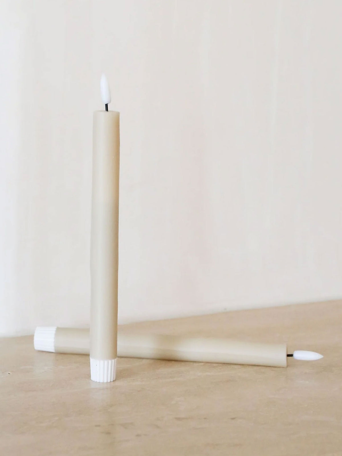VIAH LED Candles in Sand - Set of 2