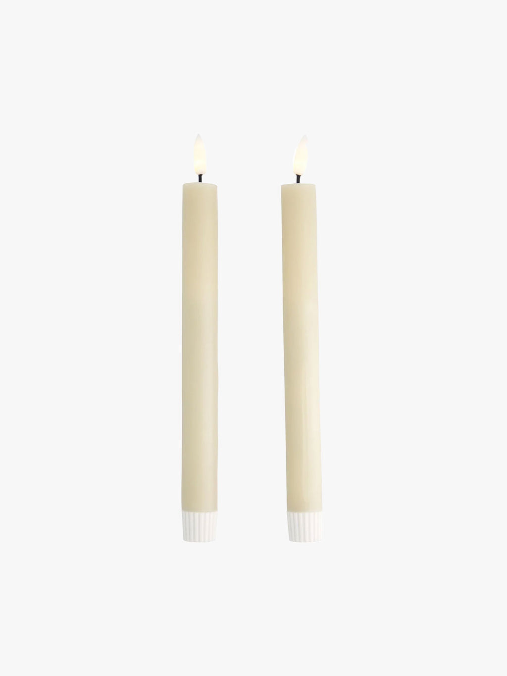 VIAH LED Candles in Sand - Set of 2