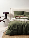 Emile Linen Standard Pillowcase in Khaki
