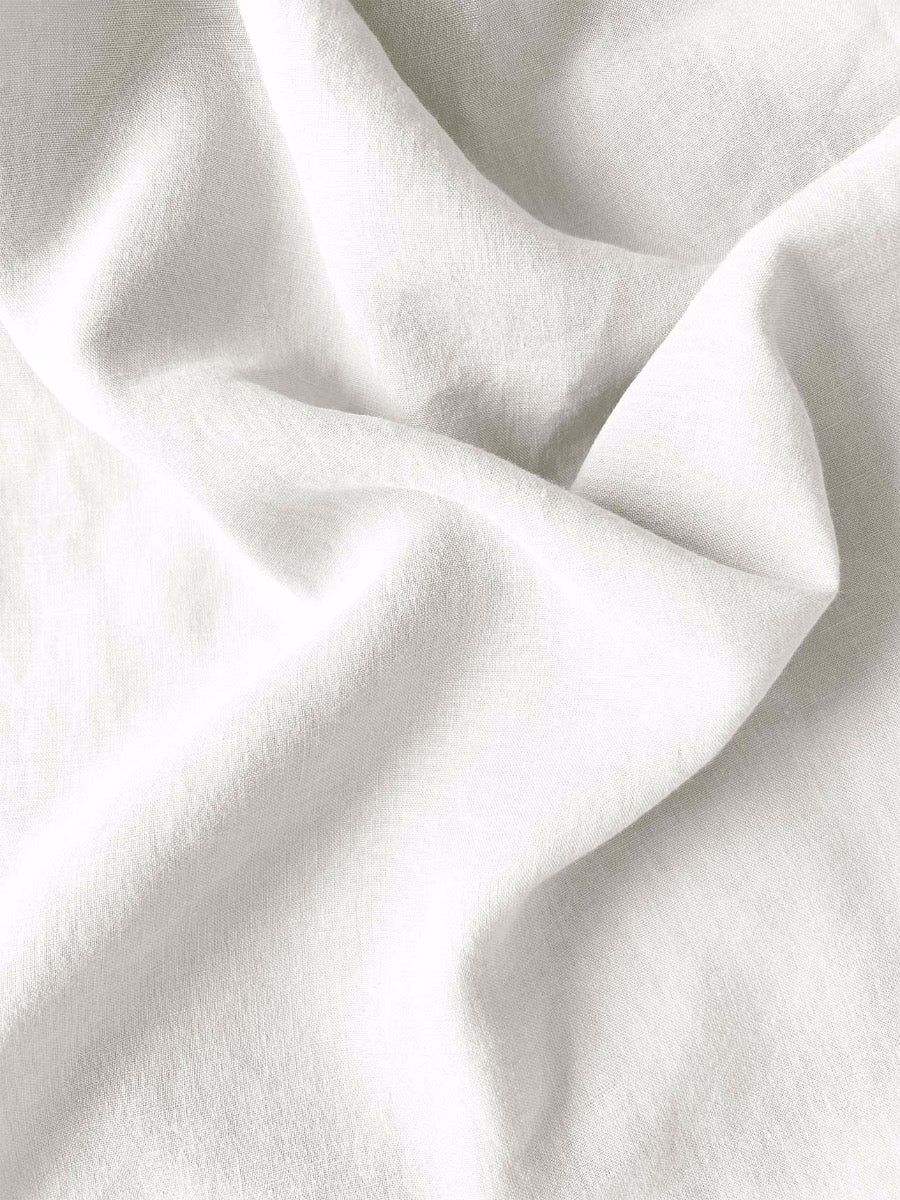 Emile Linen Quilt Cover in Marshmallow