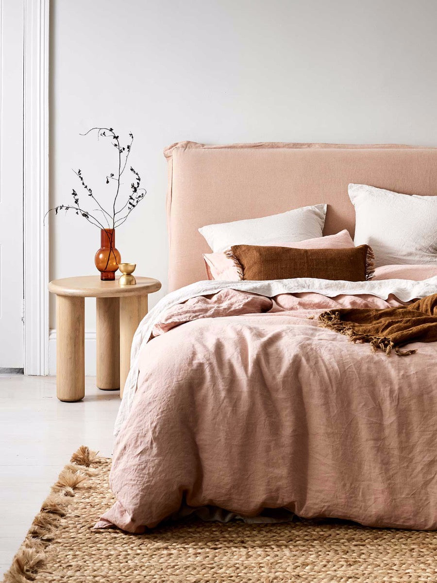 Emile Linen Standard Pillowcase in Clay