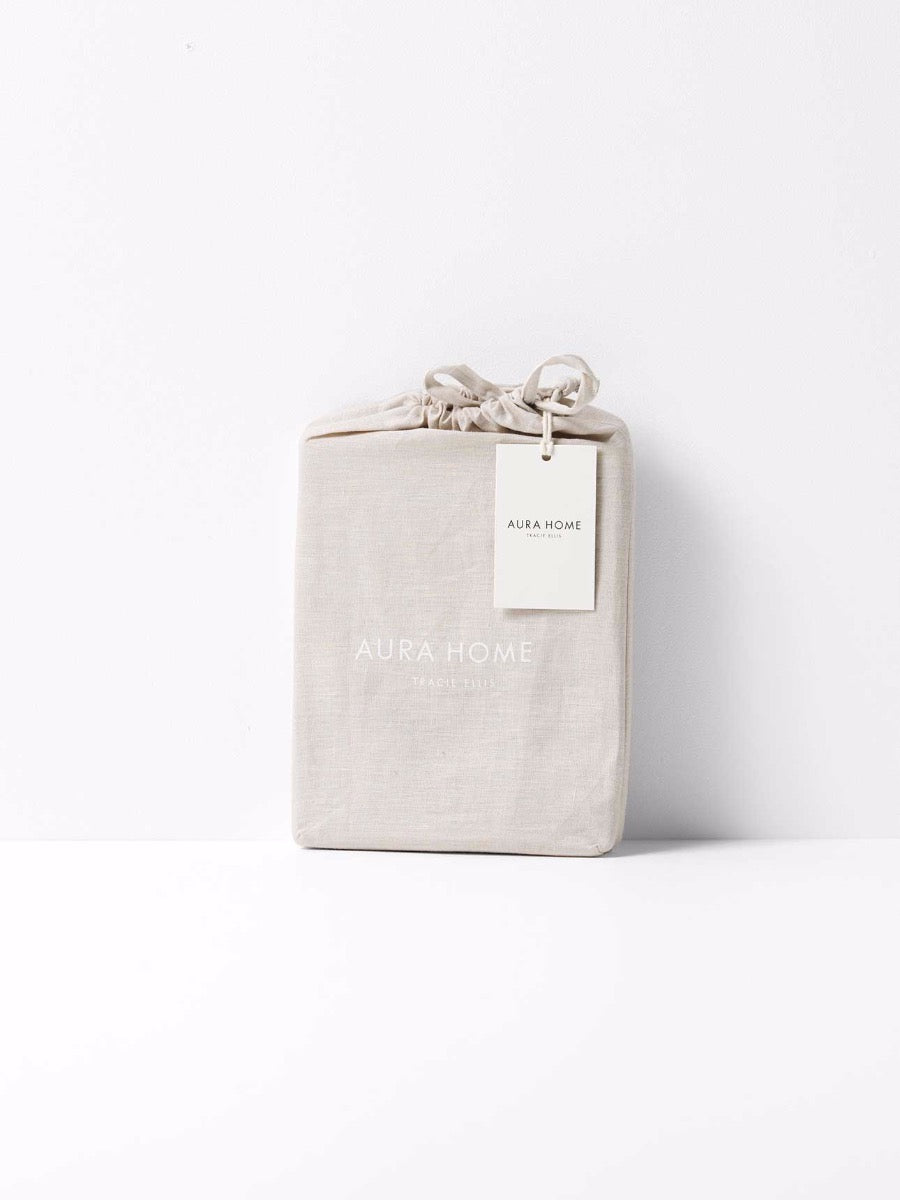 Emile Linen Standard Pillowcase in Natural