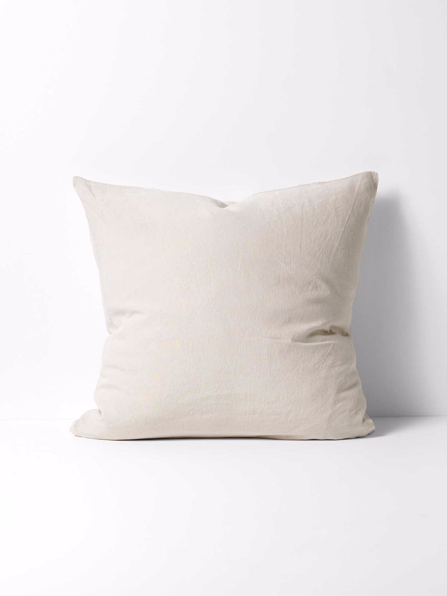 Emile Linen European Pillowcase in Natural