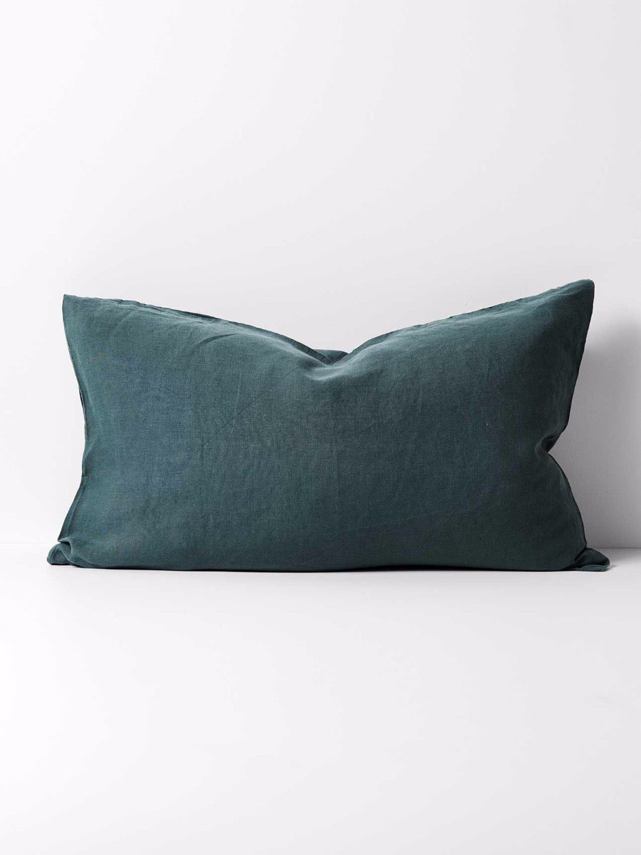 Emile Linen Standard Pillowcase in Greystone