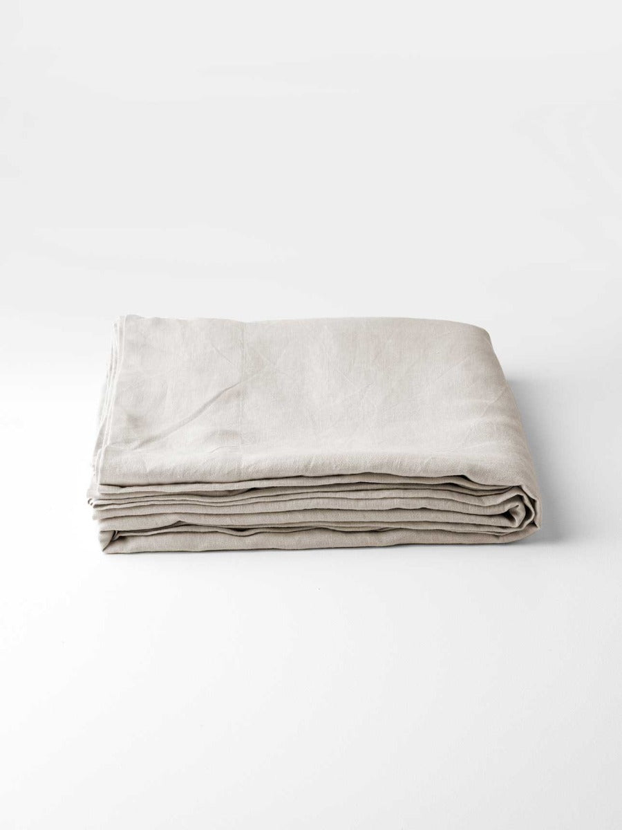 Emile Linen Flat Sheet in Natural
