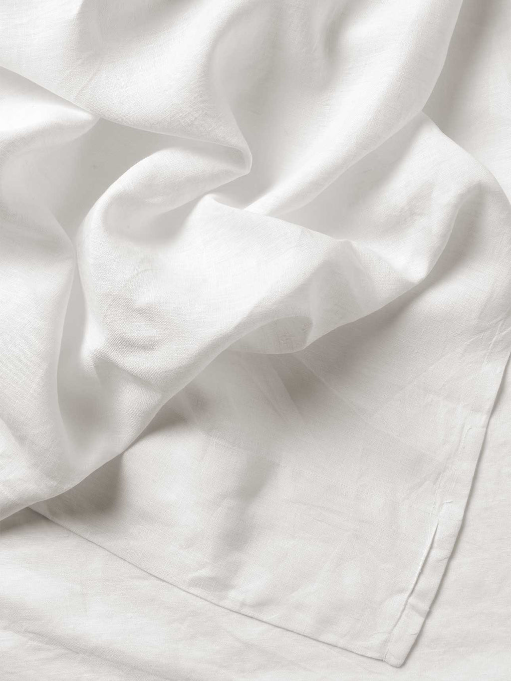 Emile Linen Flat Sheet in Marshmallow