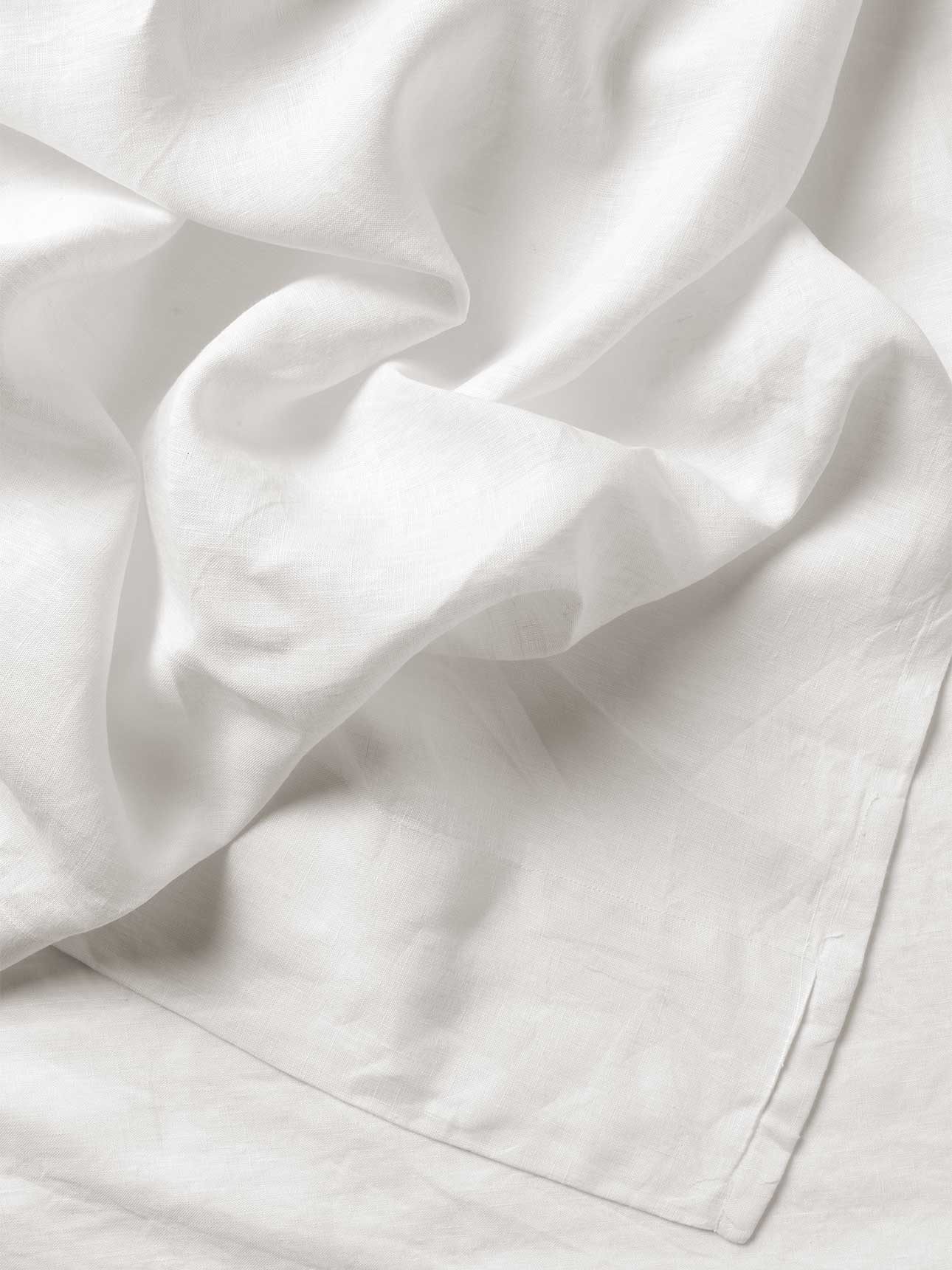 Emile Linen Flat Sheet in Marshmallow