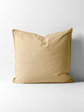 Evie Stonewash Organic Cotton European Pillowcase in Caramel