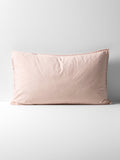 Evie Stonewash Organic Cotton Standard Pillowcase in Blush Pink