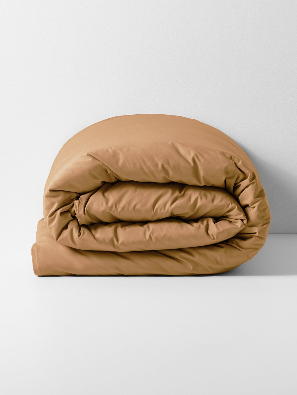 Evie Stonewash Organic Cotton Quilt Cover in Toasted Pecan