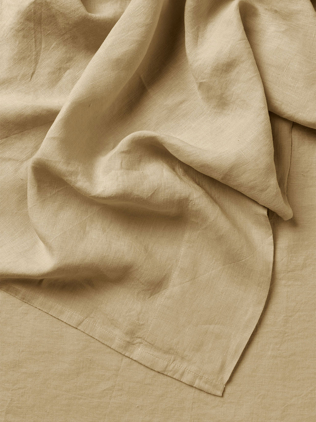Evie Stonewash Organic Cotton Sheet Set in Caramel