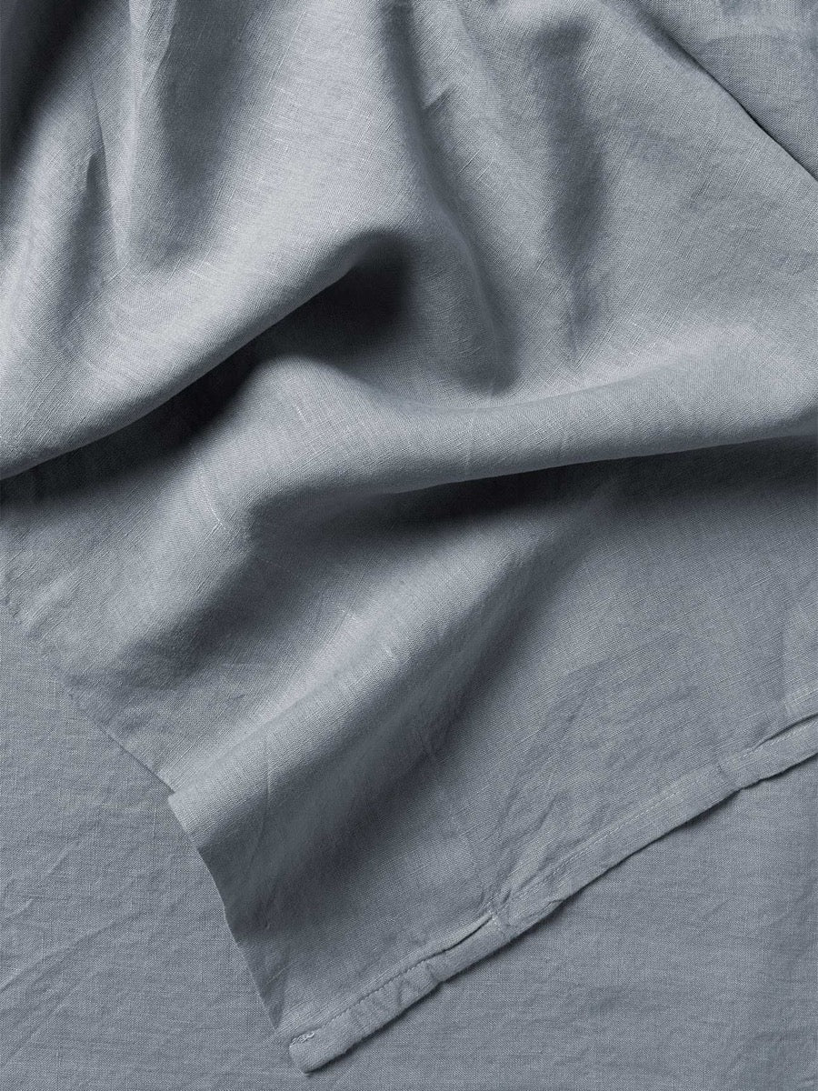 Evie Stonewash Organic Cotton Sheet Set in Washed Denim