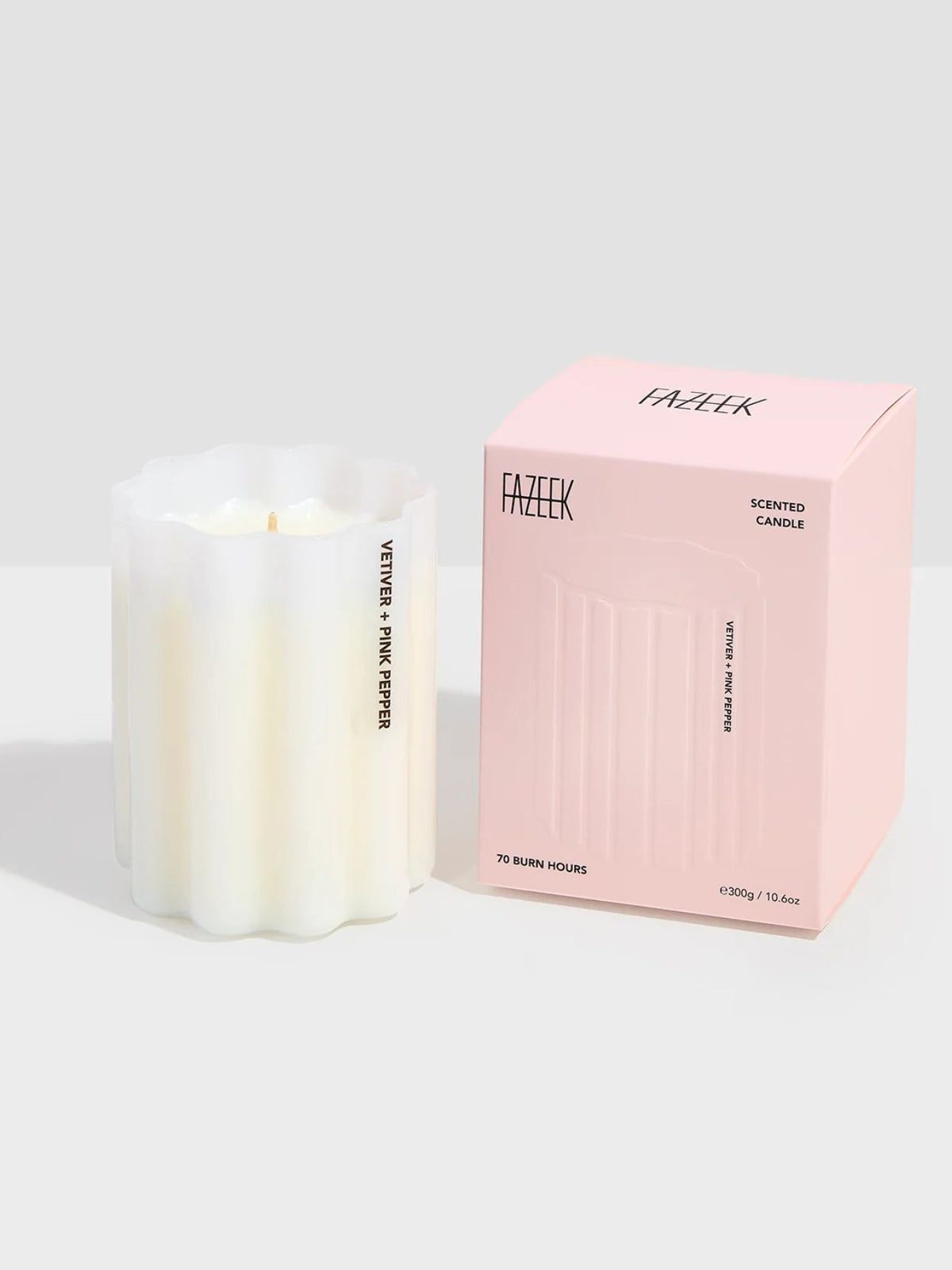 Wave Candle - Vetiver & Pink Pepper