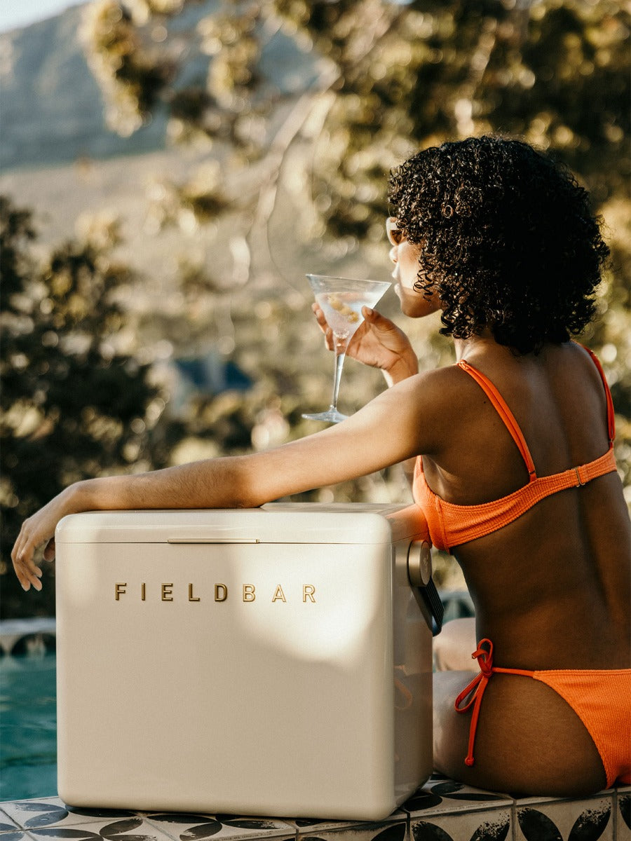 Gin Trunk in Safari White