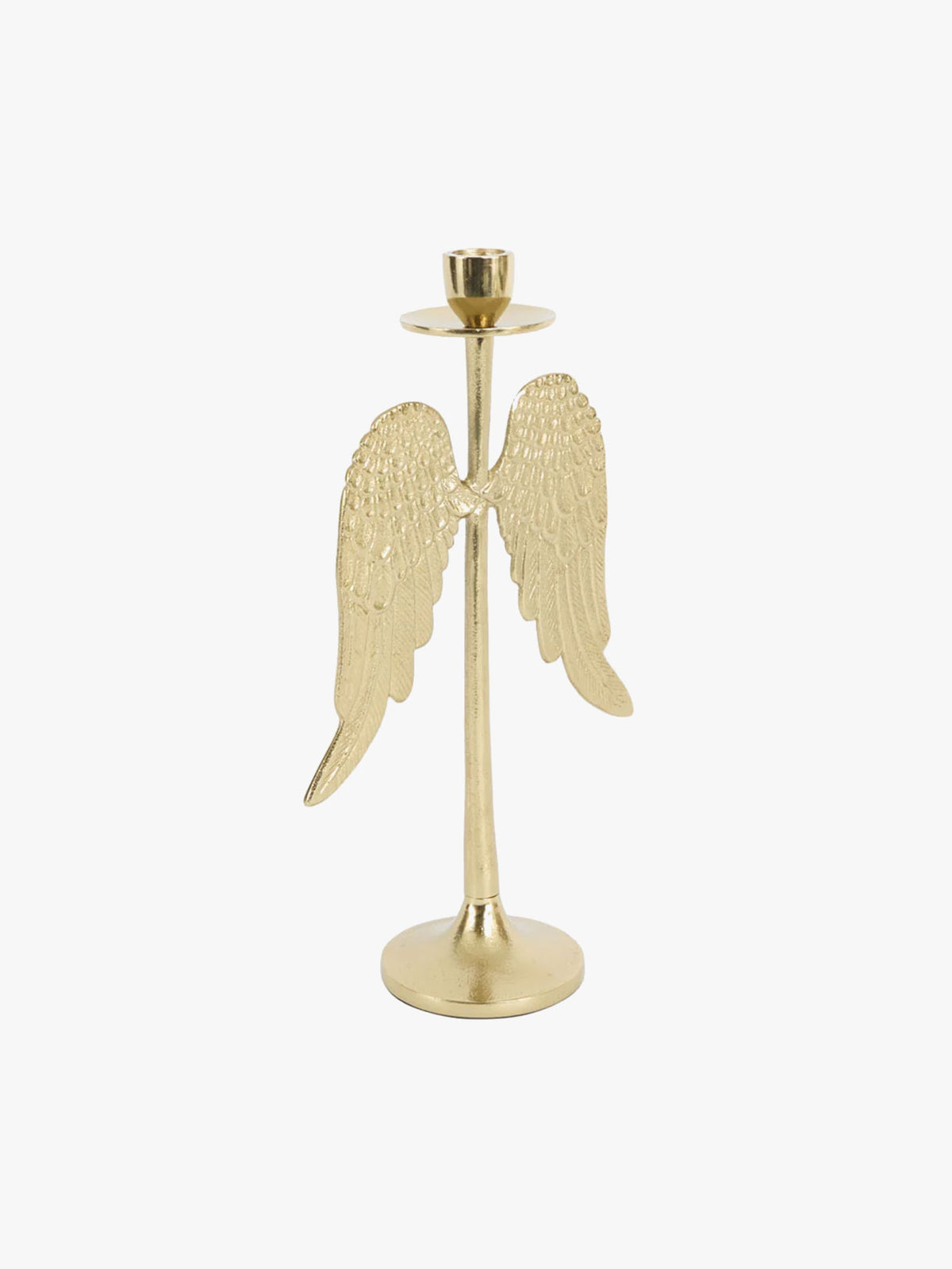 Angel Wings Metal Candle Stand
