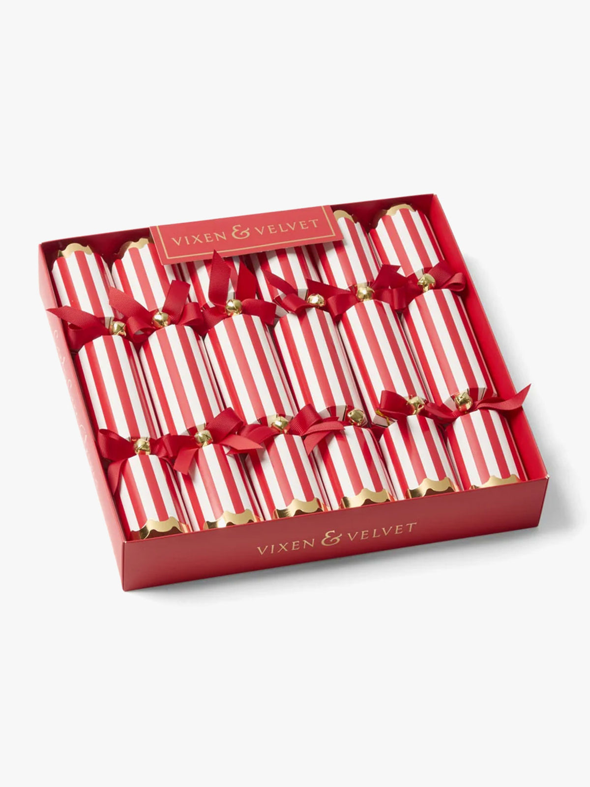 Candy Cane Red Stripe Bon Bons - Box of 6