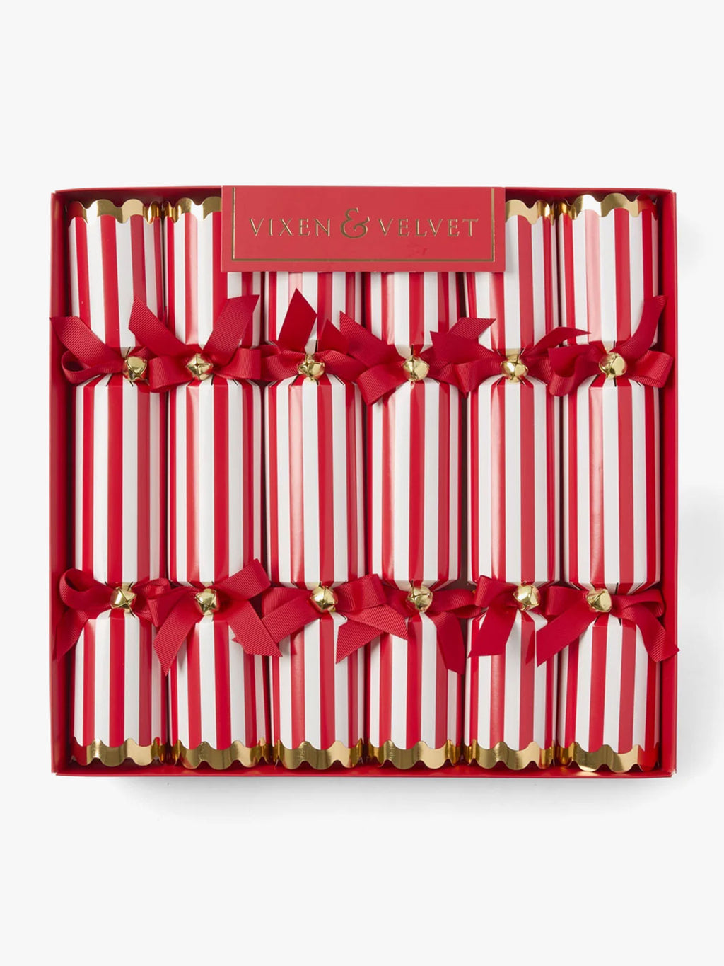 Candy Cane Red Stripe Bon Bons - Box of 6