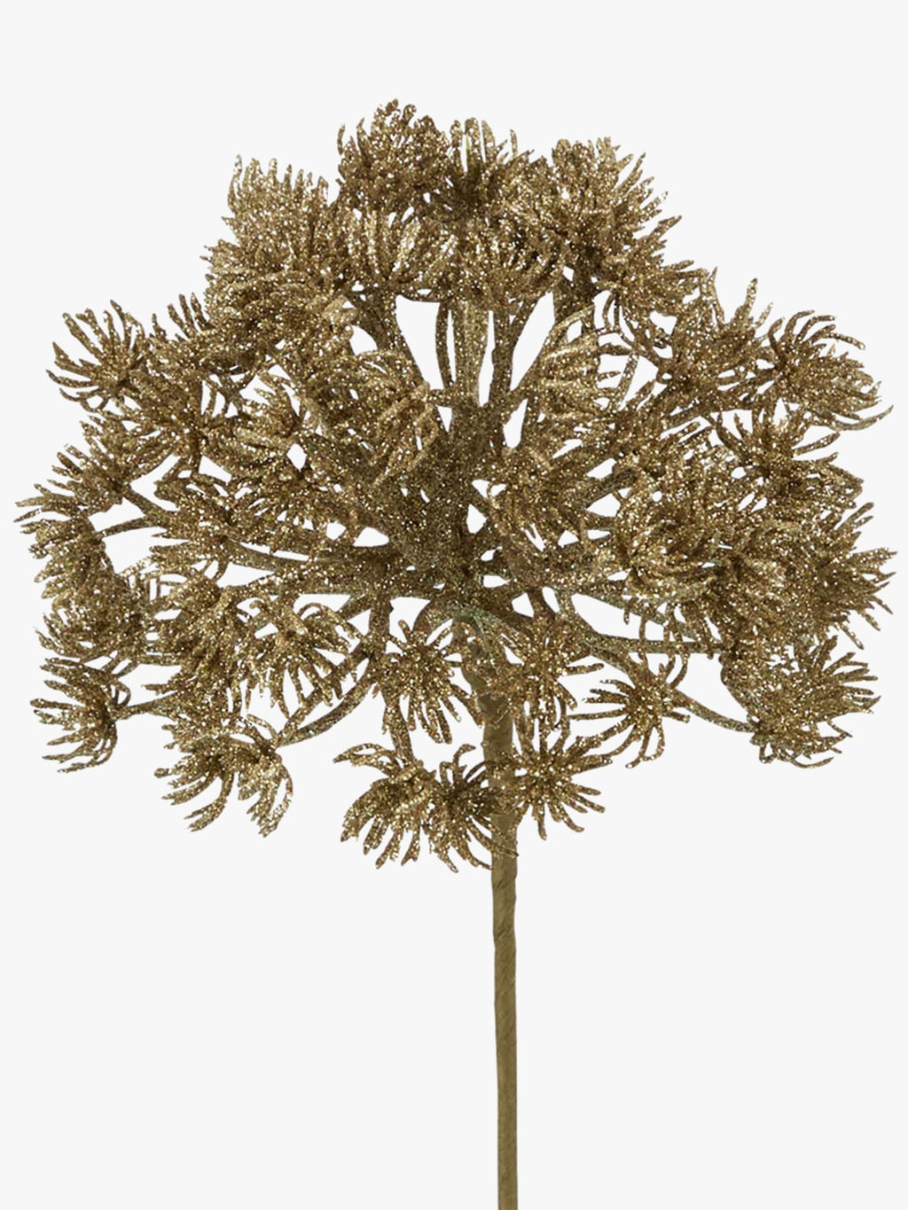 Glitter Agapanthus Stem in Gold