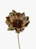 Glitter Peony Stem in Bronze