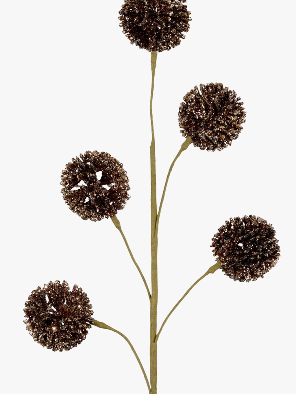 Glitter Pompom Spray in Bronze
