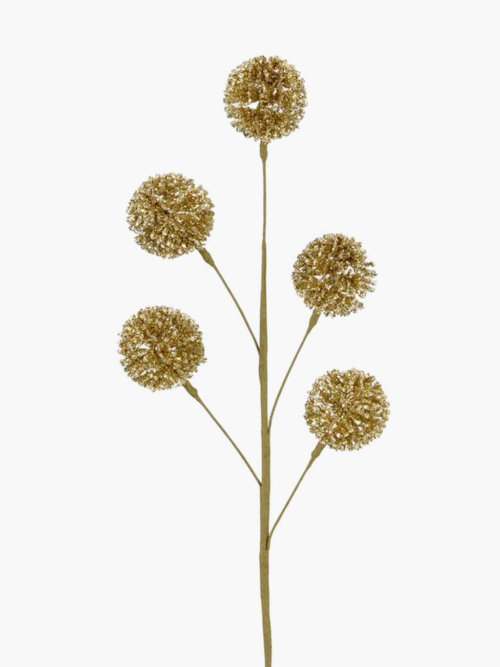 Glitter Pompom Spray in Gold