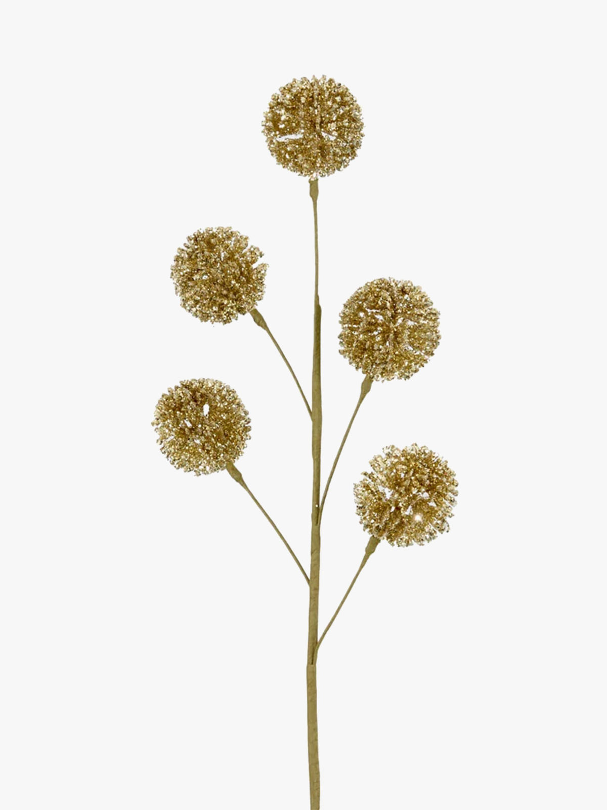 Glitter Pompom Spray in Gold