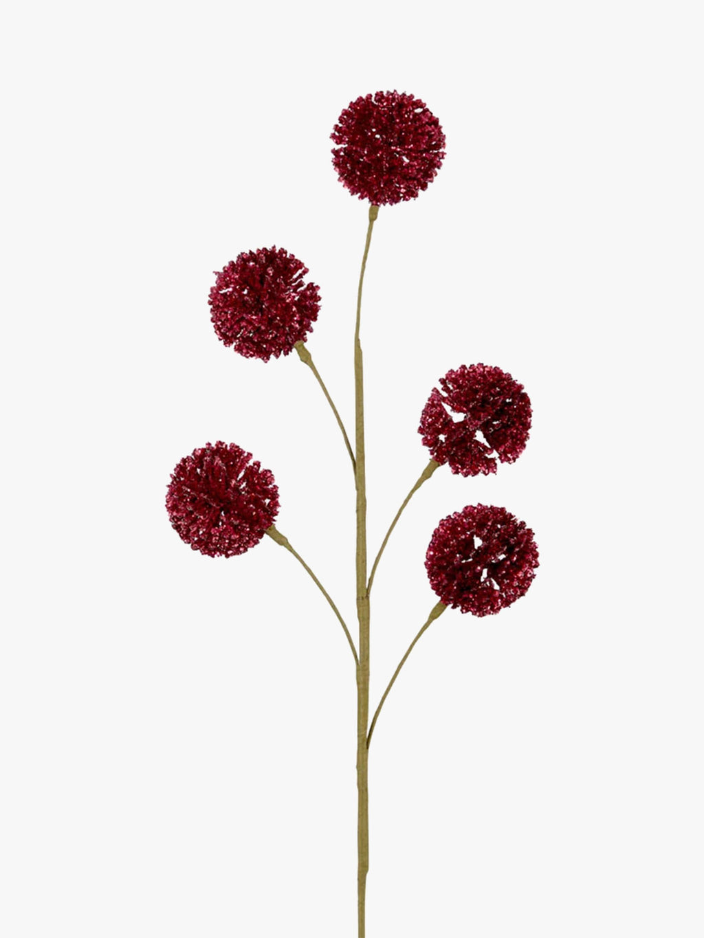 Glitter Pompom Spray in Red