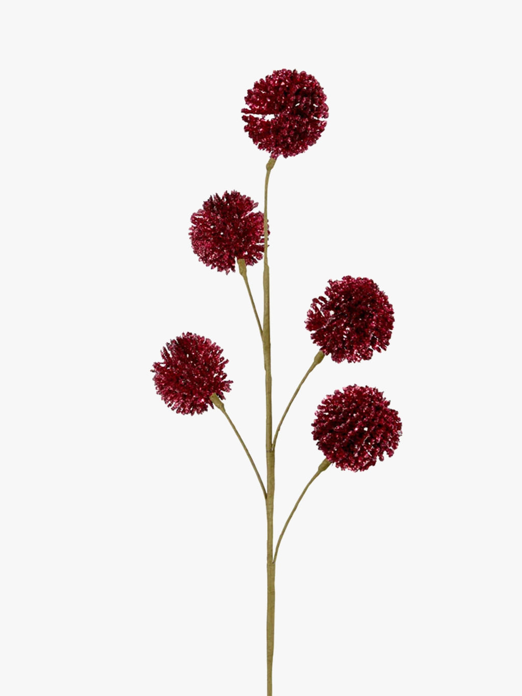 Glitter Pompom Spray in Red