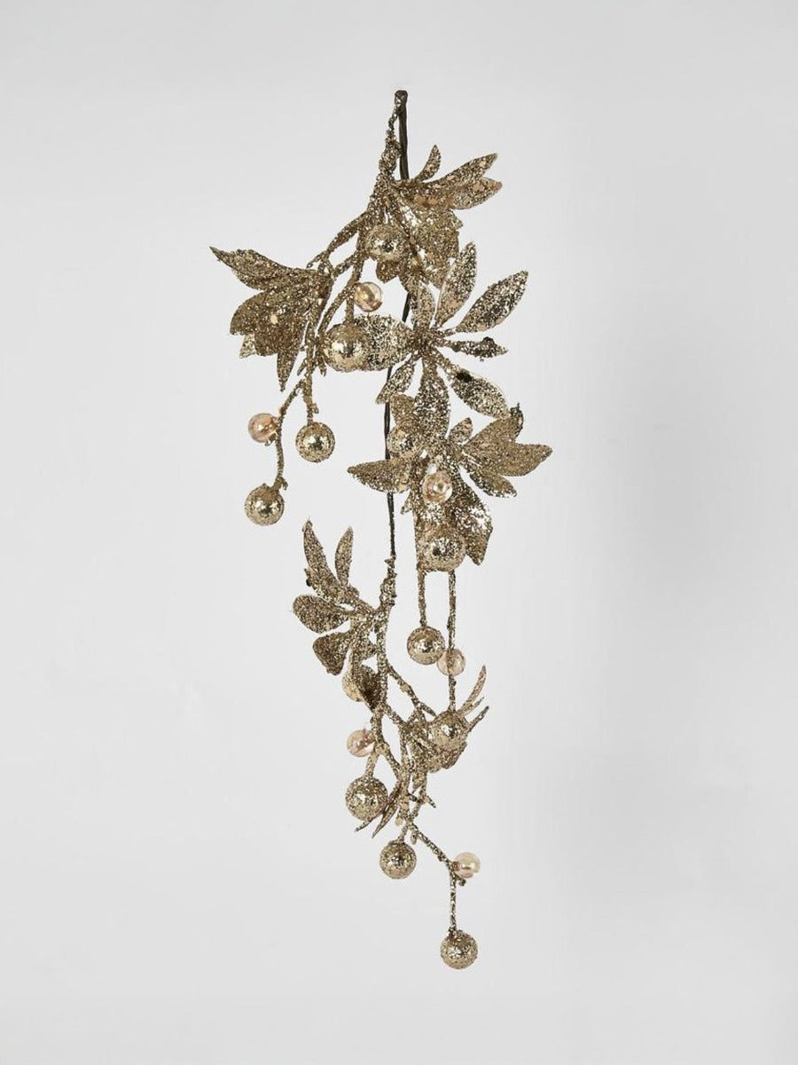 Gold Daisy Hanging Ornament