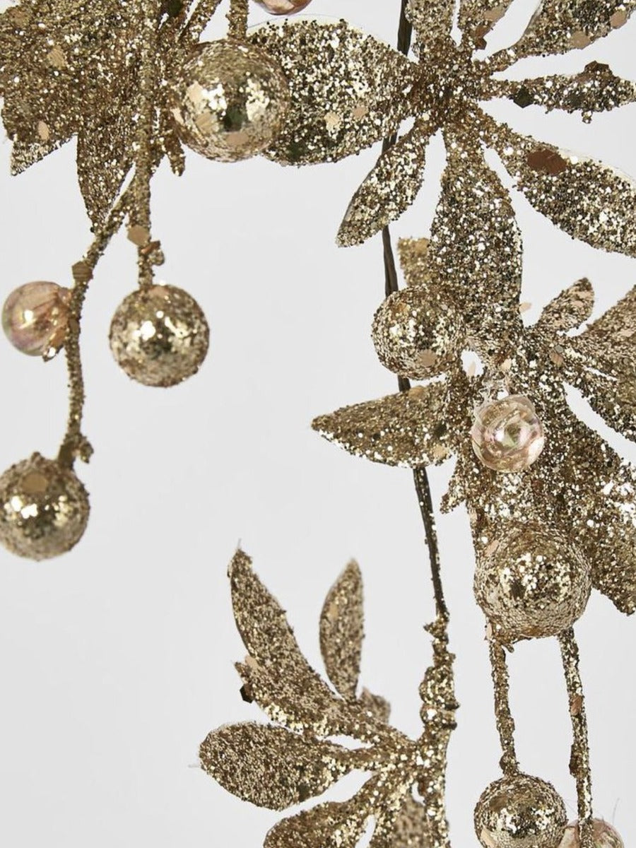 Gold Daisy Hanging Ornament