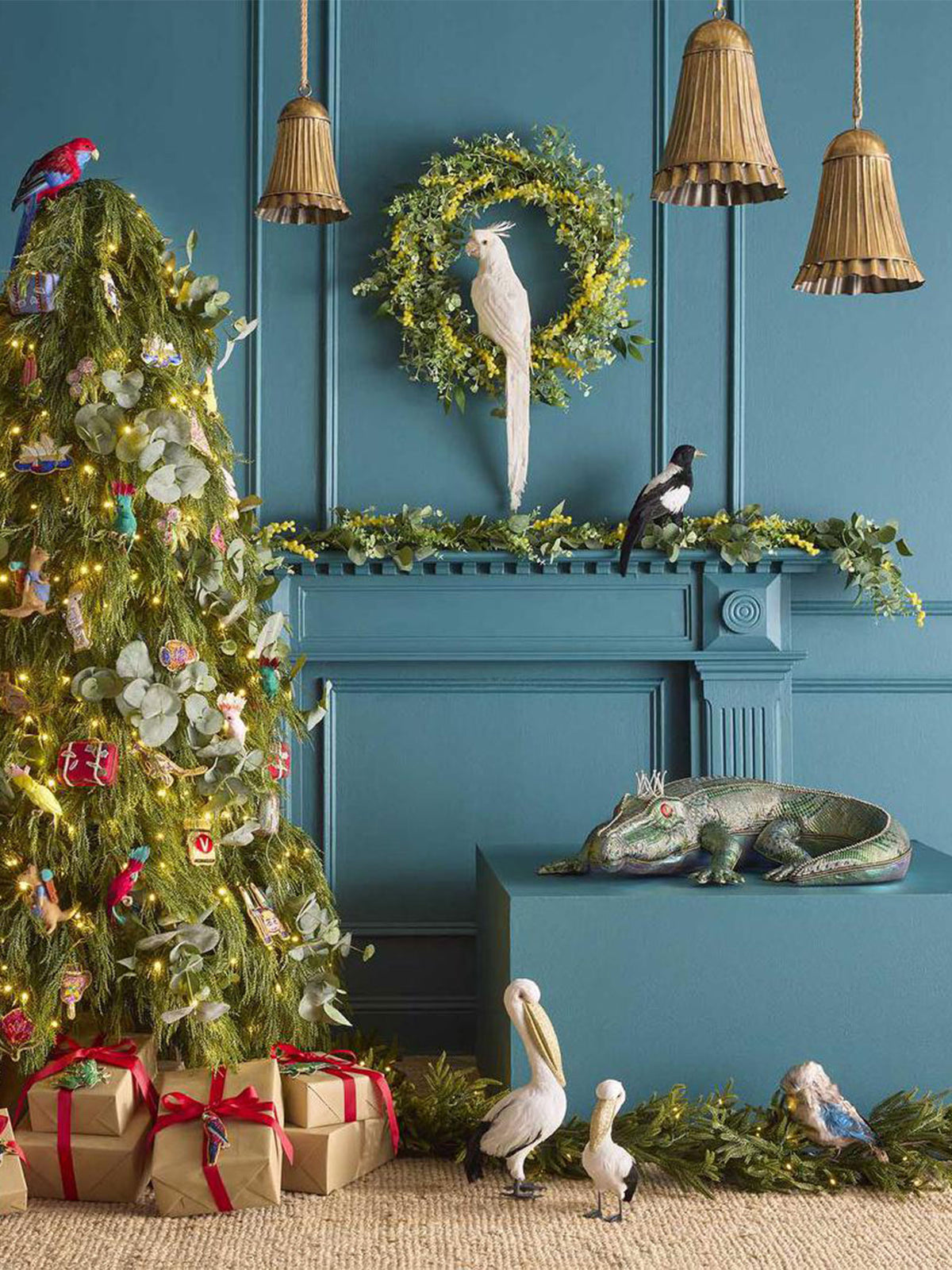 Golden Pleated Bell - Medium