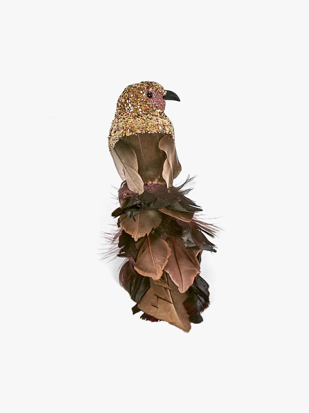 Karash Glitter Clip On Bird in Pink