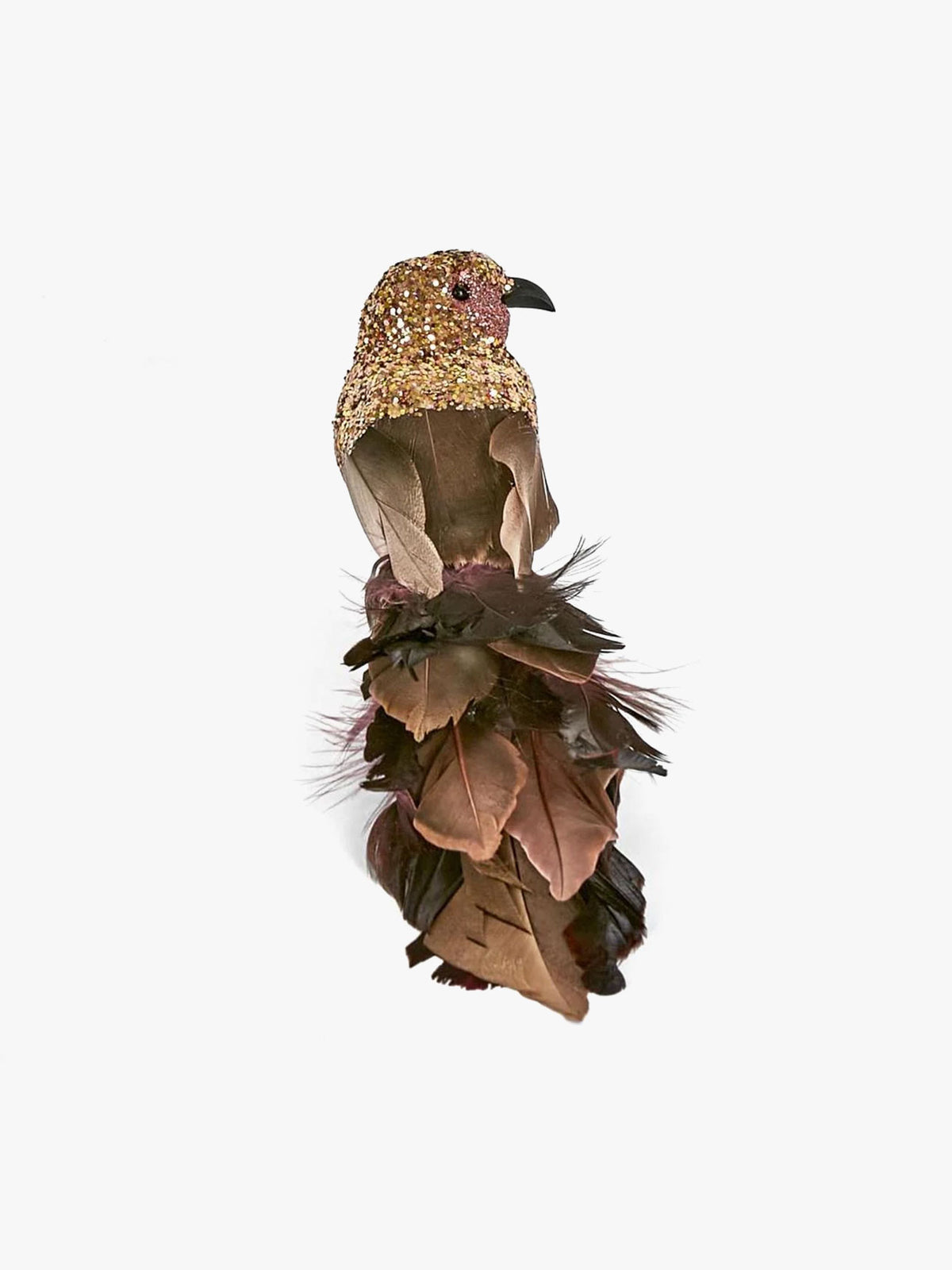 Karash Glitter Clip On Bird in Pink